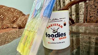 Unboxing Gift from Facebook Food group “Pakistan Foodies Gang (Food,Dishes & Recipes”