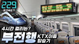 청량리에서 부전까지 중앙선 KTX 개통! 근데 속도를 못낸다?! :: 중앙선 부전행 KTX이음 탑승기