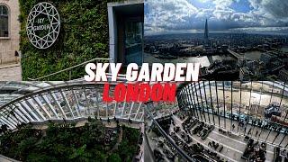 [4K] SKY GARDEN London Tour