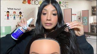 ASMR| School Nurse Lice Check ‍️🪲Roleplay (Scalp treatment ‍️)