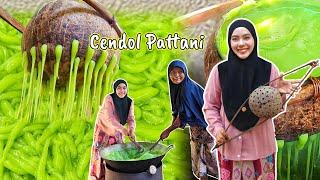 Buat cendol tradisi pattani ลอดช่องปัตตานี