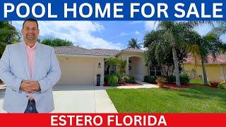 Homes For Sale In Estero Florida | Estero Florida Pool Home For Sale