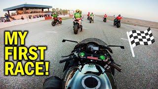 Ninja H2 gets SMOKED by EVERYONE in an ACTUAL RACE! #MaxyDaily