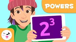 Powers for Kids - Math for Kids -  Basic Concepts