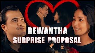 Dewantha Surprise wedding proposal