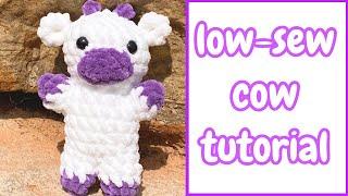 How To Crochet An Amigurumi Cow | Low Sew | Beginner Friendly