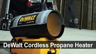 DeWalt 68,000 BTU Cordless Forced Air Propane Heater