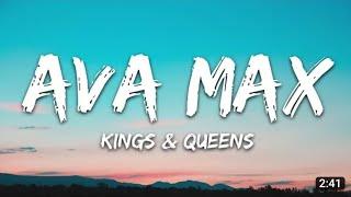 Ava Max - Kings & Queens (Lyrics)