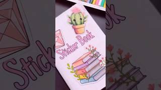 Sticker Book DIY #trending #art #shortsfeed #shorts