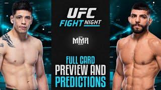 UFC Fight Night: Moreno vs. Albazi Full Card Preview and Predictions