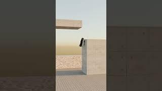 Epic Fail: Man Falls Down in Ridiculous Blender Animation #Comedy