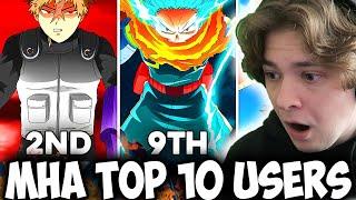 NON MHA Fan Reacts All 10 One For All Users Explained! (my hero academia)