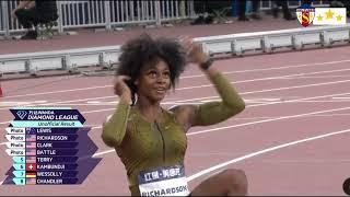 Women 200m Xiamen 2024 Diamond League Full Race