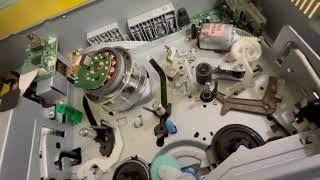 Servicing a TRASH PICKED JVC DR-MV150 VCR/DVD-RW Combo Unit - A Victim of JUNK Capacitors!