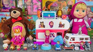 96 Minutes of Satisfying ASMR Unboxing | Adorable Masha and The Bear Ambulance Playset Toys