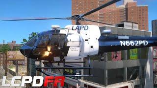 GTA 4 LAPD HELICOPTER PATROL - GANG SHOOTOUT