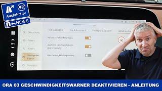 Ora 03 (Funky Cat) How to turn off or deactivate the speed warning system | Ausfahrt TV News