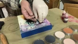 Studio Vlog | Tissue Paper | Encaustic Painting