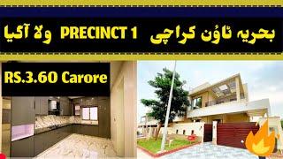 Precinct 1 272 Yards Brand New Villa Bahria Town Karachi