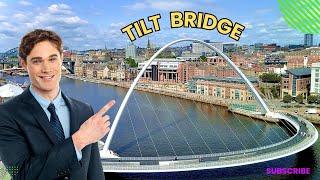 Tilting Opening Newcastle Gateshead Millennium Bridge || most info