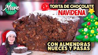 TORTA DE CHOCOLATE NAVIDEÑA HÚMEDA, FÁCIL Y DELICIOSA | Muve Flavors