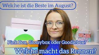 ⁉ Die Beste im August! Pink Box, Glossybox oder Goodiebox? Unboxing | Simplybee