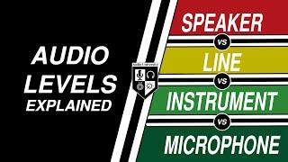 MIC LEVEL vs LINE LEVEL: Audio Levels Explained