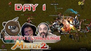 Metin2 Serpent | TAG 1 SERPENT CHALLENGE | Vossi ft @titaniacrew  & @gndugun Let´s Play Metin2 DE