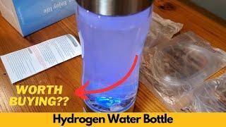 Hydrogen Water Bottle Generator with SPE PEM Technology Water Ionizer | Worth Buying?