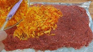 simple and tasty minced meat recipe for a festive table, quick recipe # 031