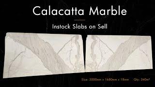 Calacatta Marble Slabs Instock on Sell with Competitive Price - Fulei Stone