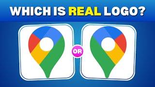 Guess the Correct App Logo | Fun Logo Quiz with Answers - Real vs Fake Logo Challenge #QuizRad #logo