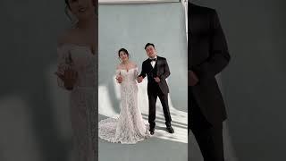 Come and try my wedding dress with my Xiaona. My life diary. Couple. Try my wedding dress.