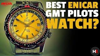 Enicar Sherpa Guide Full Vintage Watch Restoration Repair of this GMT sought after classic