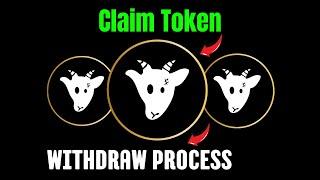 Goats Airdrop Withdraw Process || Goats Airdrop Claim Now ||