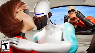 Mrs Incredibles Kiss Betrays Mr. Incredible.. A Fortnite Short Movie