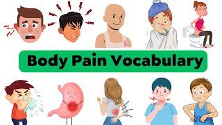 body pain vocabulary in English | Body Health Problems