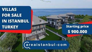 Sea view villas for sale in Beylikduzu Istanbul Turkey