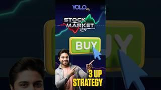 Be a pro in predicting Stock Market Live | 3 UP Strategy use karke maine 3000 jeet liya in Yolo247