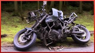 Man Builds Amazing Futuristic Motorbike Using an Old Honda | Start to Finish @meanwhileinthegarage