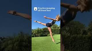 Aerial Tutorial  #gymnastics #aerial #cartwheel #shorts