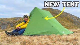 Mountain Hiking & Wild Camping Adventure with a Budget Friendly Tent! ️