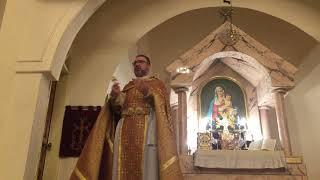 #2 Christmas mass sermon delivered by Father Aram 24 Dec. 18