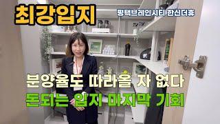 평택브레인시티 한신더휴 높은 분양율 이유있네! 입지 상품 가격 전부 만족. 돈버는 아파트 선점 기회 아직 남아!