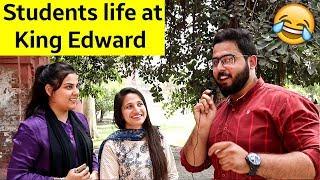 Life at King Edward Medical Univerisity | Asking Funny questions to Girls in Pakistan KEMU Lahore