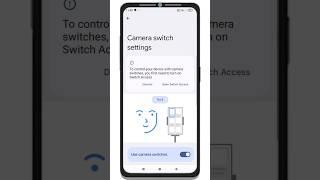 How to disable use camera switches | Switch Camera Setting #shorts