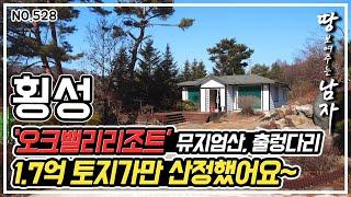 [횡성편] ‘오크밸리리조트’ 뮤지엄산,출렁다리 1.7억 토지가만 산정했어요!!