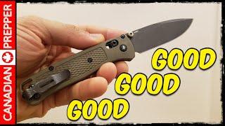 Wranglerstar is WRONG! Best Lightweight EDC Blade | Benchmade Bugout