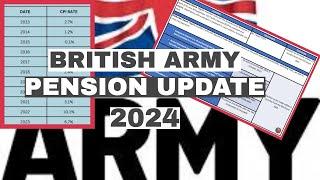 British Army Pension Increase and McCloud Remedy Information 2024