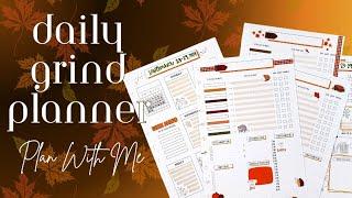 Plan With Me Daily Grind Goal Planner | Crush Your Goals